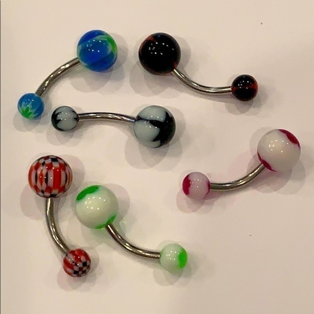 💐5/25 body jewelry belly button ring colorful